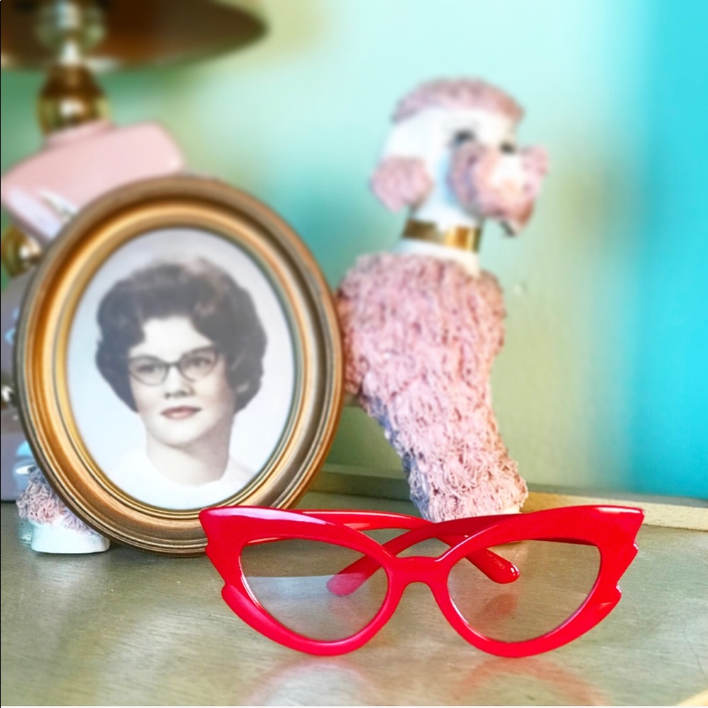 Red Cateye Glasses